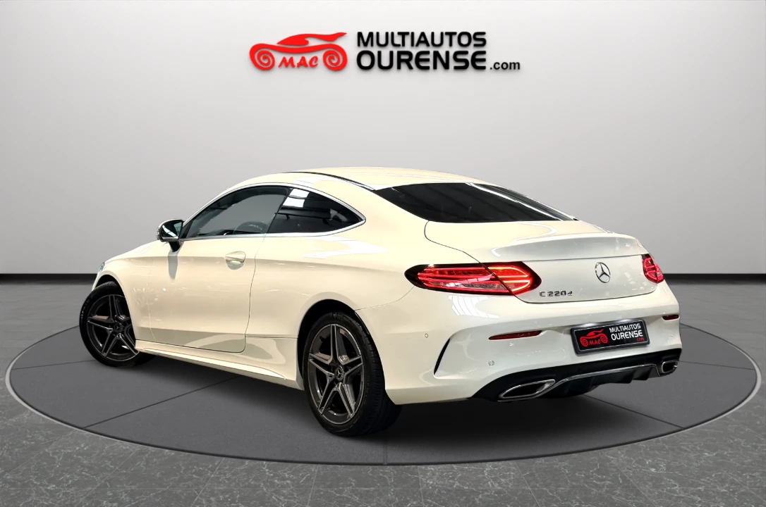 Mercedes-Benz Clase C 220 cdi Coupe AMG Line Autom+Levas, miniatura 4